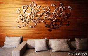 Stainless Steel Wall Sculpture