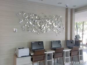 Stainless Wall Sculpture in IBIS Hotel Hua Hin